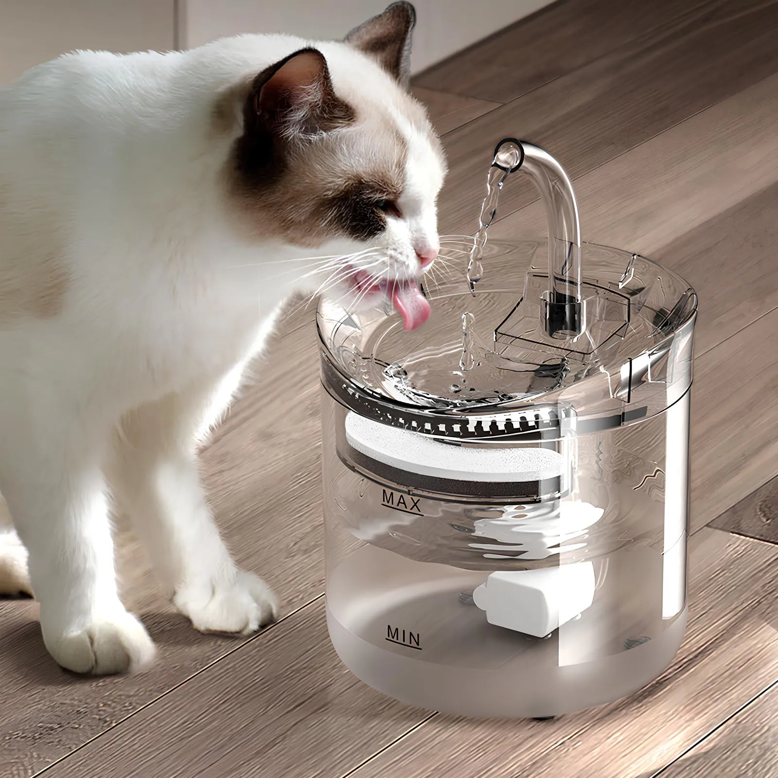 2L Smart Sensor Pet Water Fountain