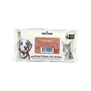 [3 FOR $11.90] Care For The Good Antibacterial Pomegranate Pet Wipes 100 Sheets