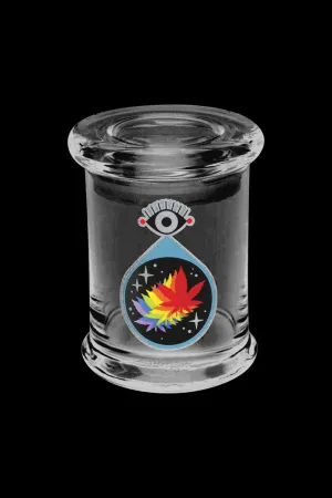 420 Science "All-Seeing Leaf" Pop Top Jar