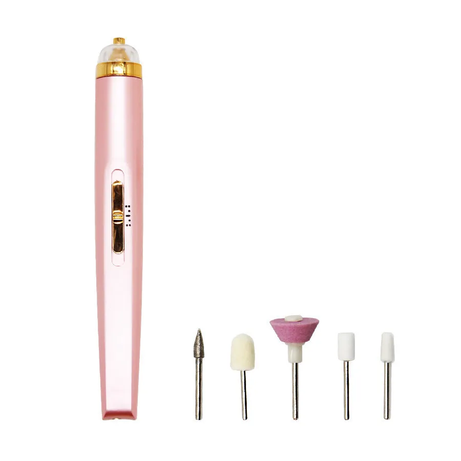 5 in1 Manicure Machine Set Electric Nail Drill Polisher Cordless