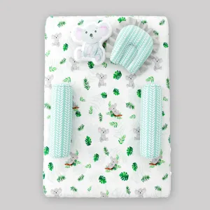 5 Piece Organic New Born Bed Set - Koala