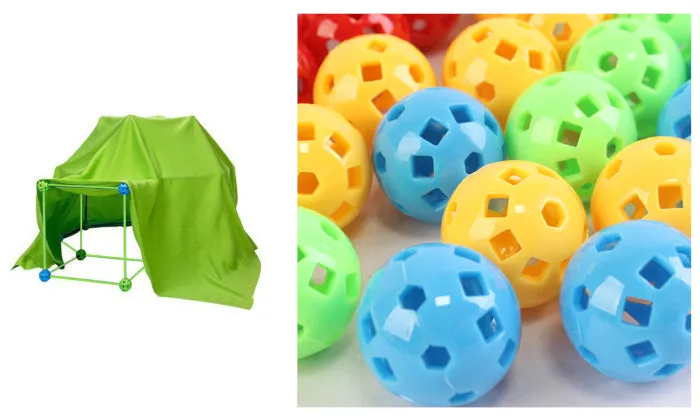 88 Pieces Construction Fort Building Kit