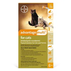 Advantage Multi Topical Solution for Cats, 6 treatments