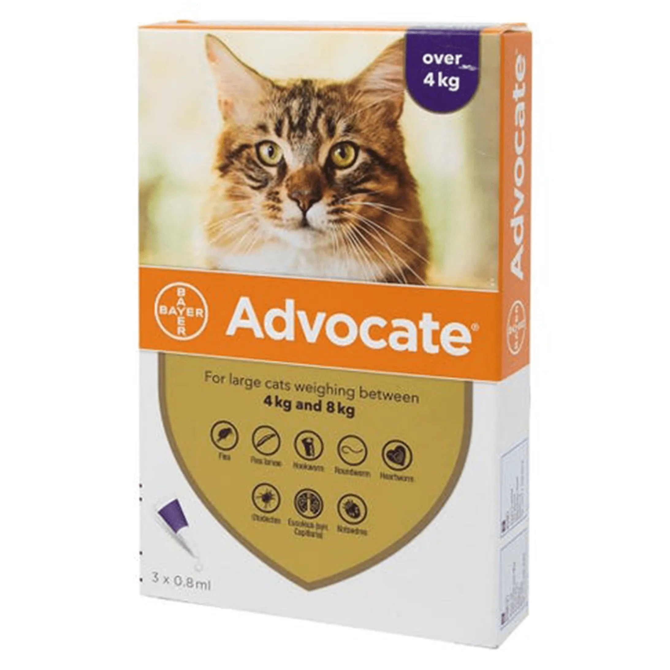 Advocate Spot On (For Cats over 4kg) - 1 Pipette
