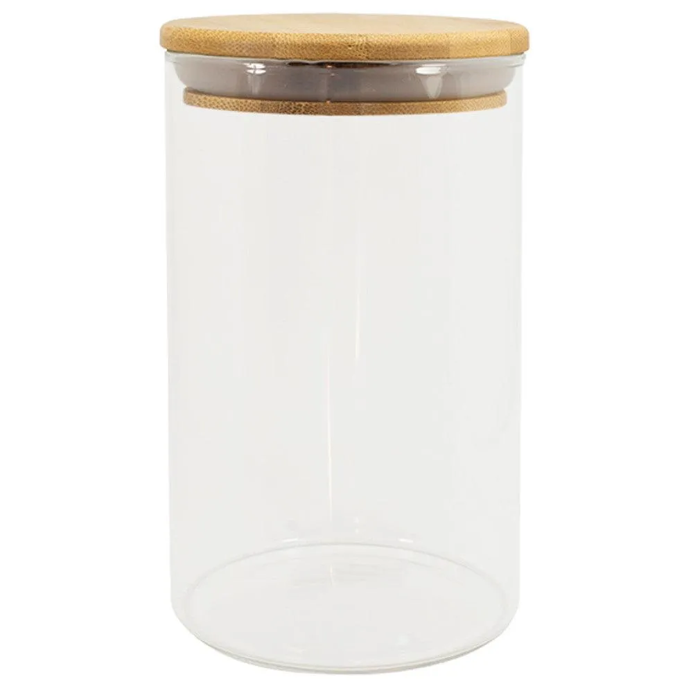 Bamboo Lid Airtight Glass Storage Containers/Jars