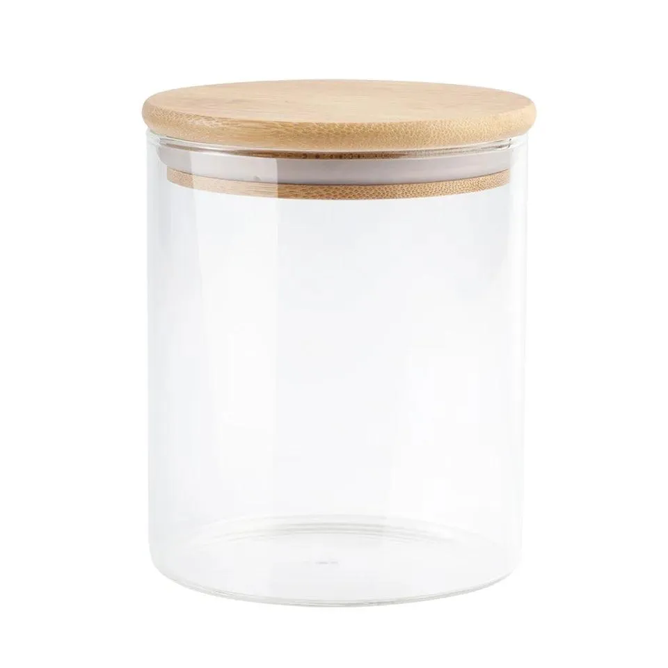 Bamboo Lid Airtight Glass Storage Containers/Jars