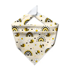 Bee Happy Cooling Dog Bandana
