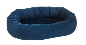 Bowsers Donut Dog Bed - Microvelvet - Navy