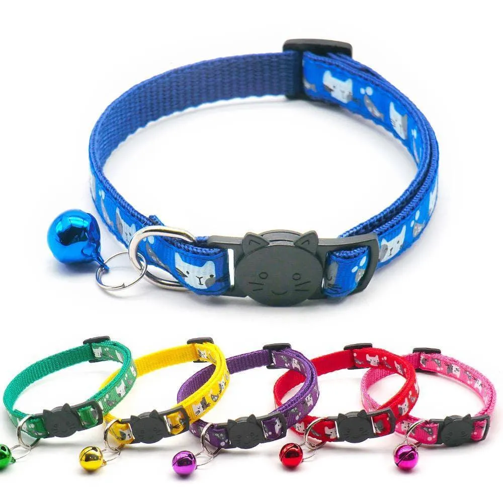 Cat & Fish Breakaway Safety Cat Collar