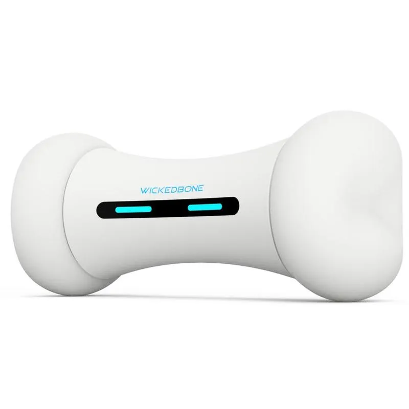 Cheerble Wickedbone Smart Interactive Dog Toy - White