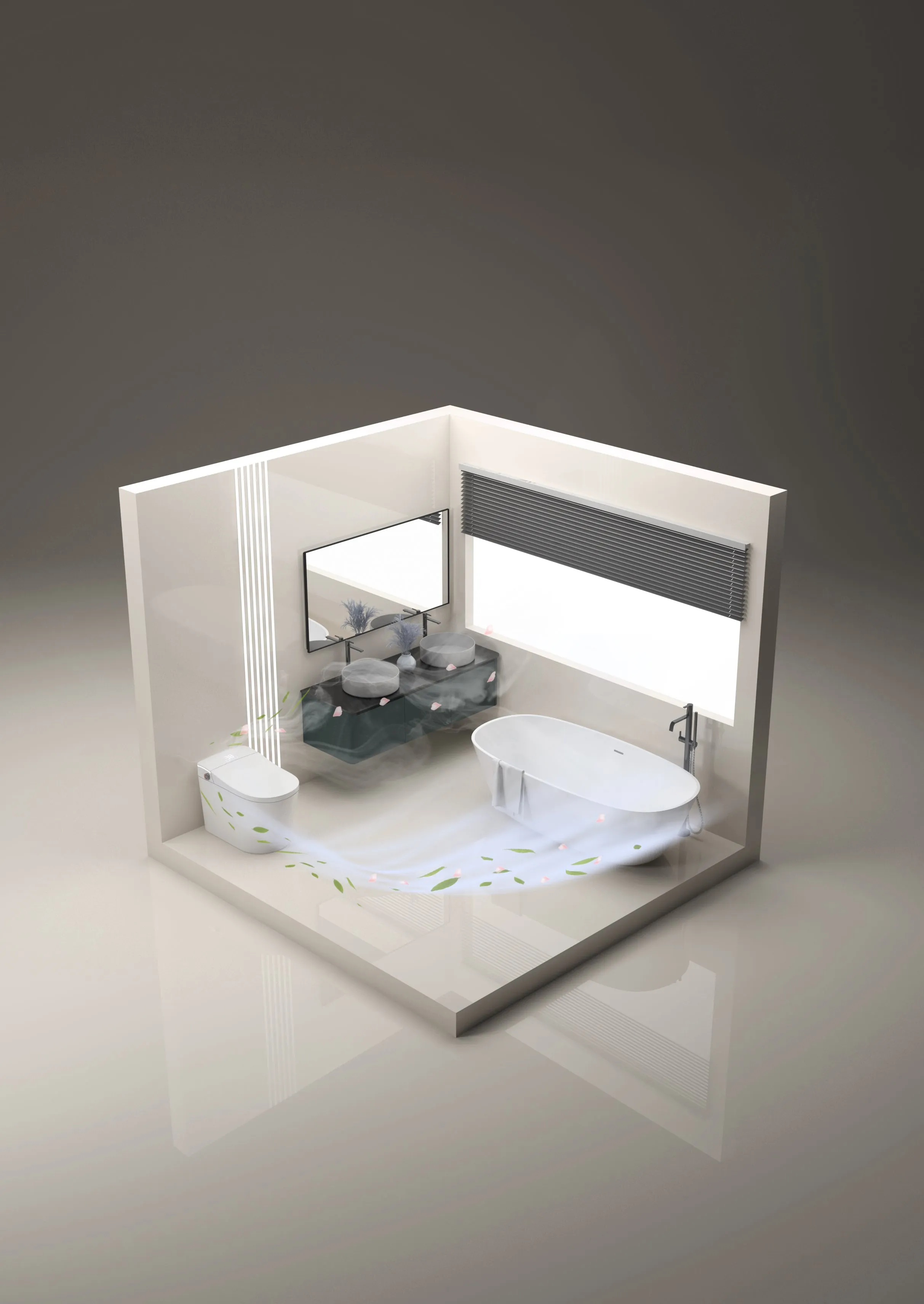 Cleo Smart Bidet Toilet with Auto Open and Close Lid