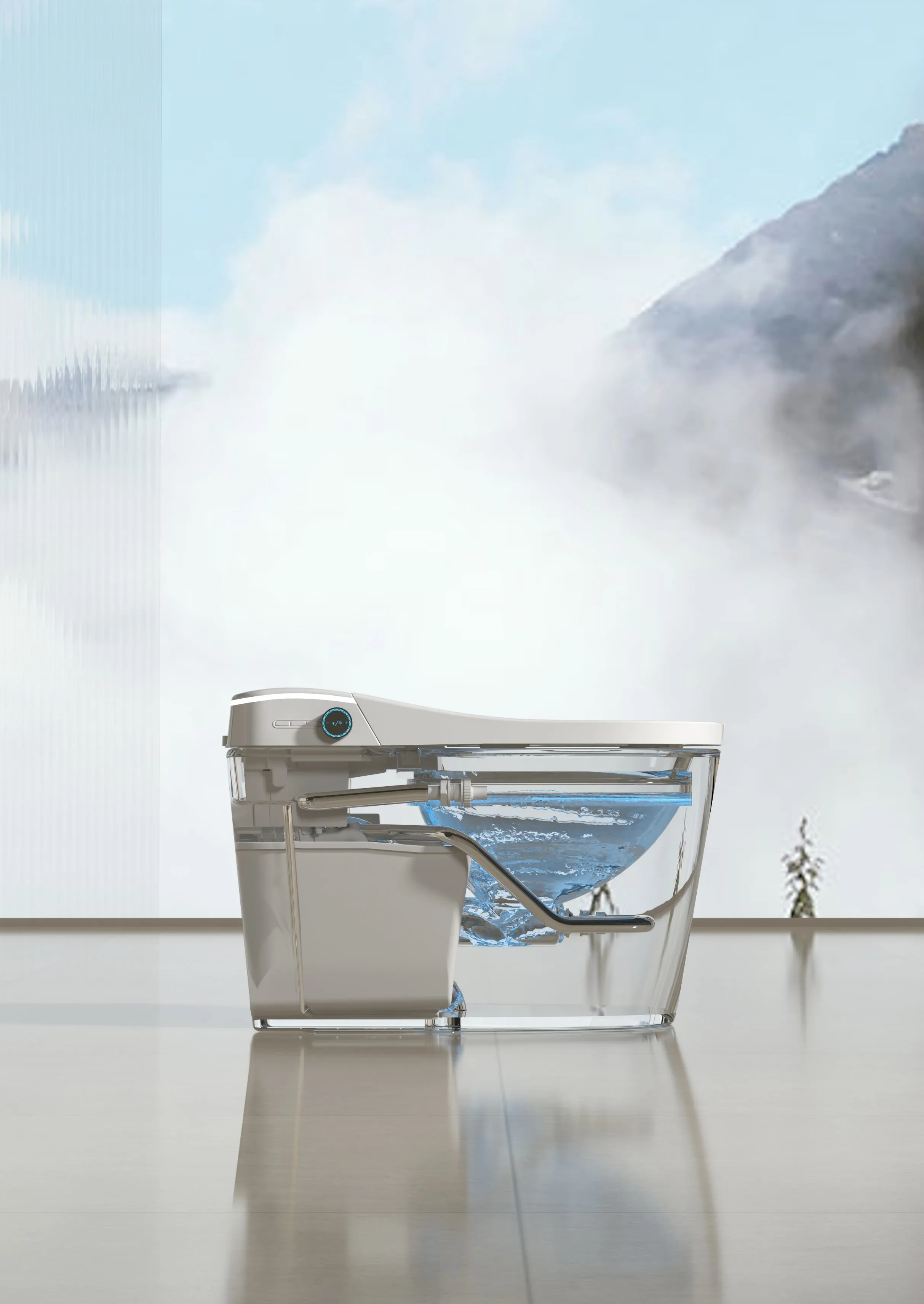 Cleo Smart Bidet Toilet with Auto Open and Close Lid