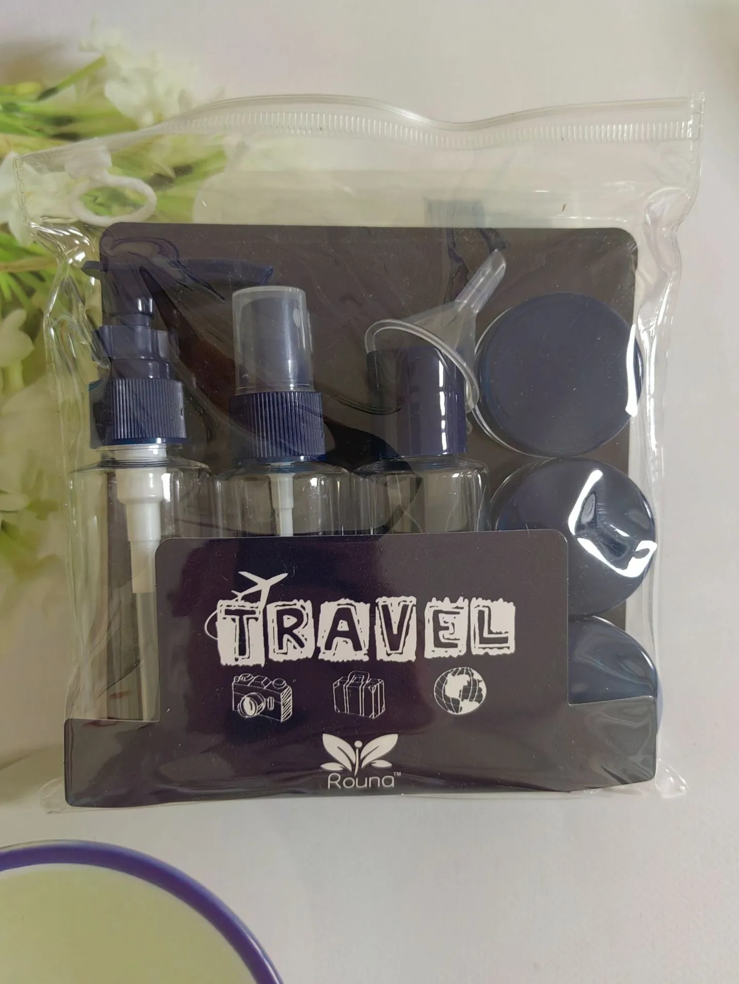 Compact PVC Spray Bottle Set