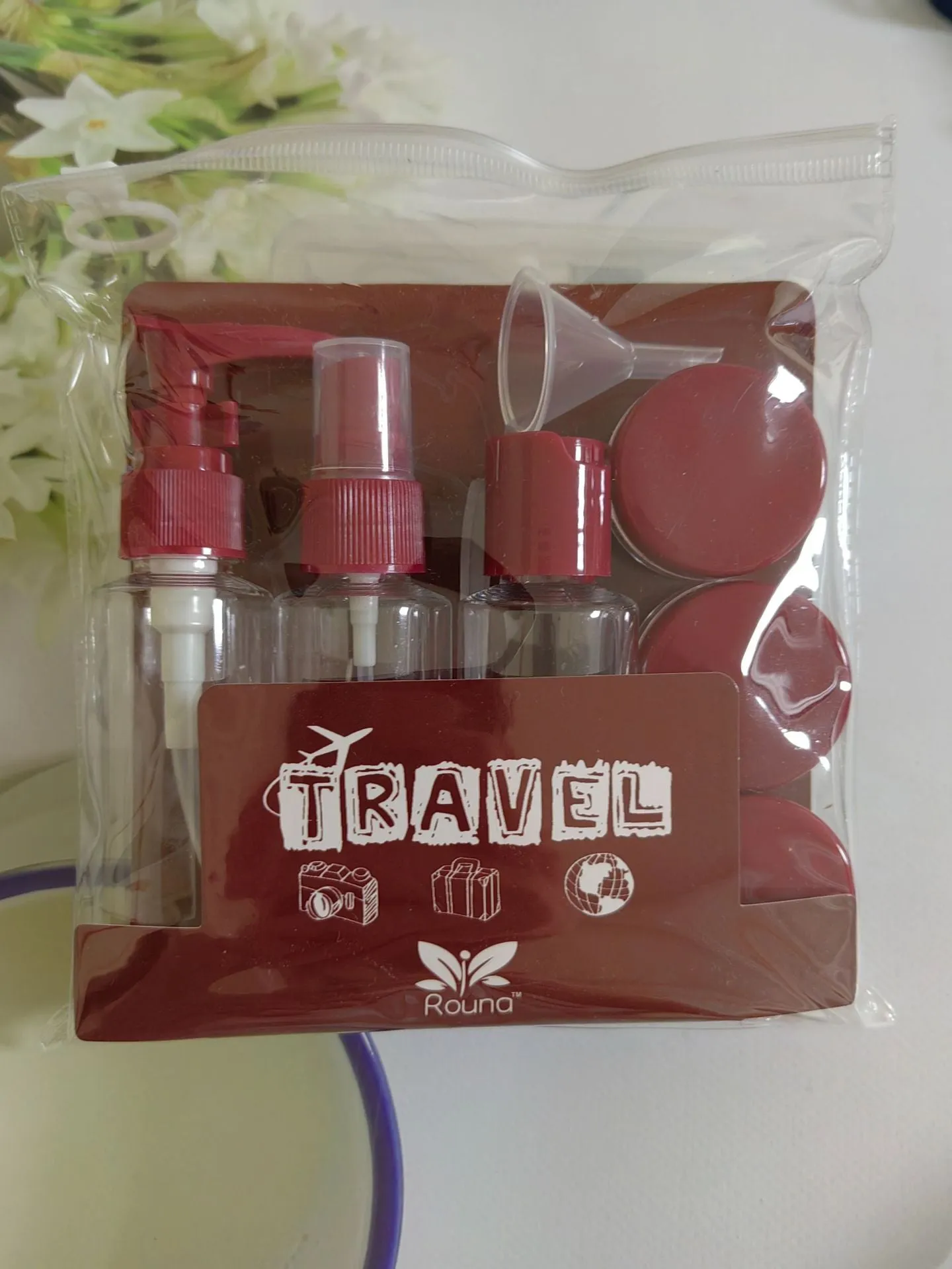 Compact PVC Spray Bottle Set