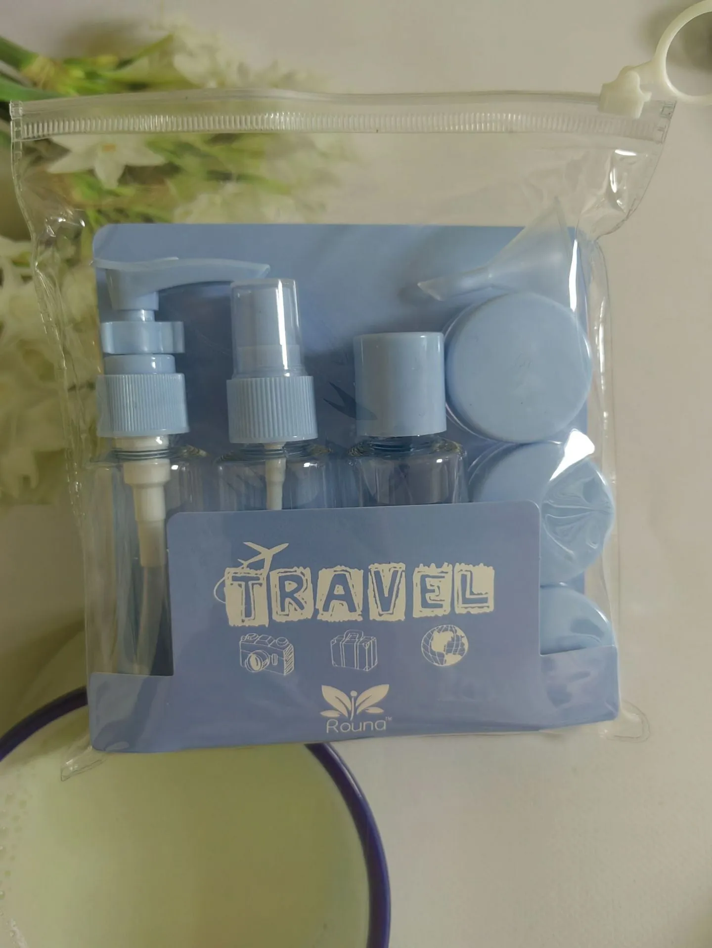 Compact PVC Spray Bottle Set