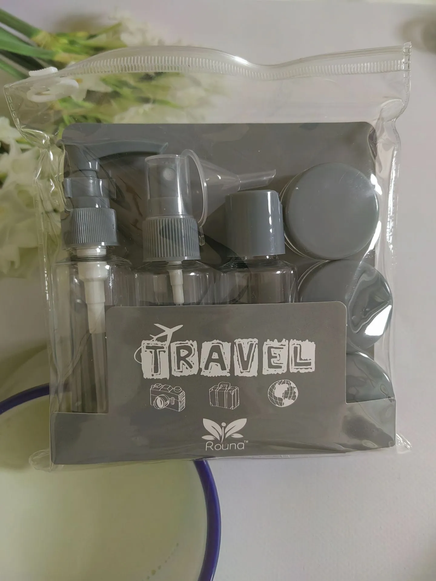 Compact PVC Spray Bottle Set