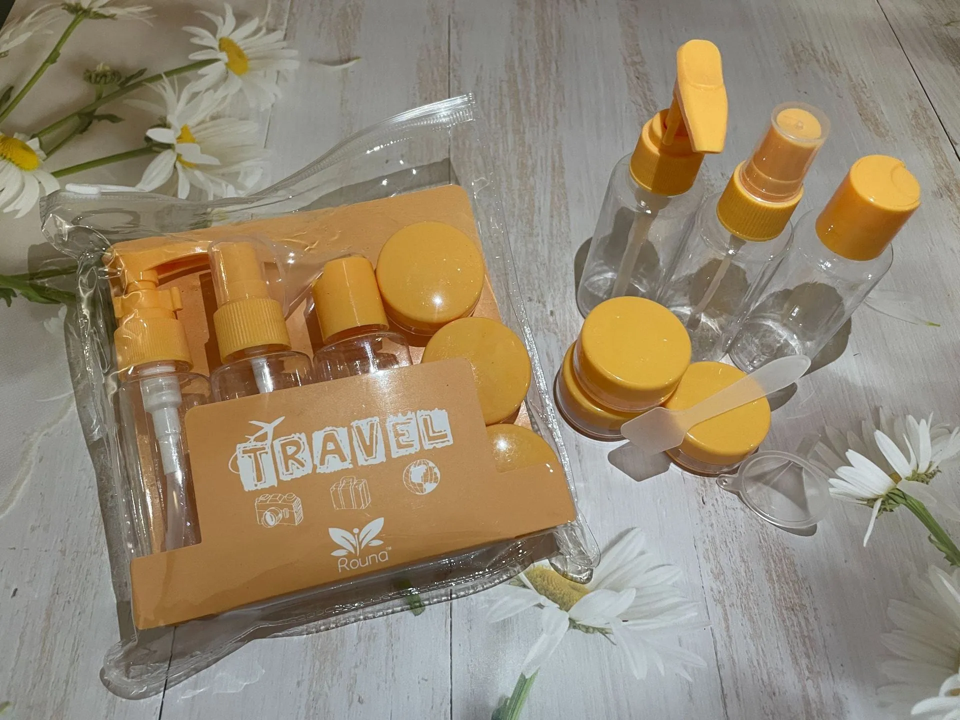 Compact PVC Spray Bottle Set