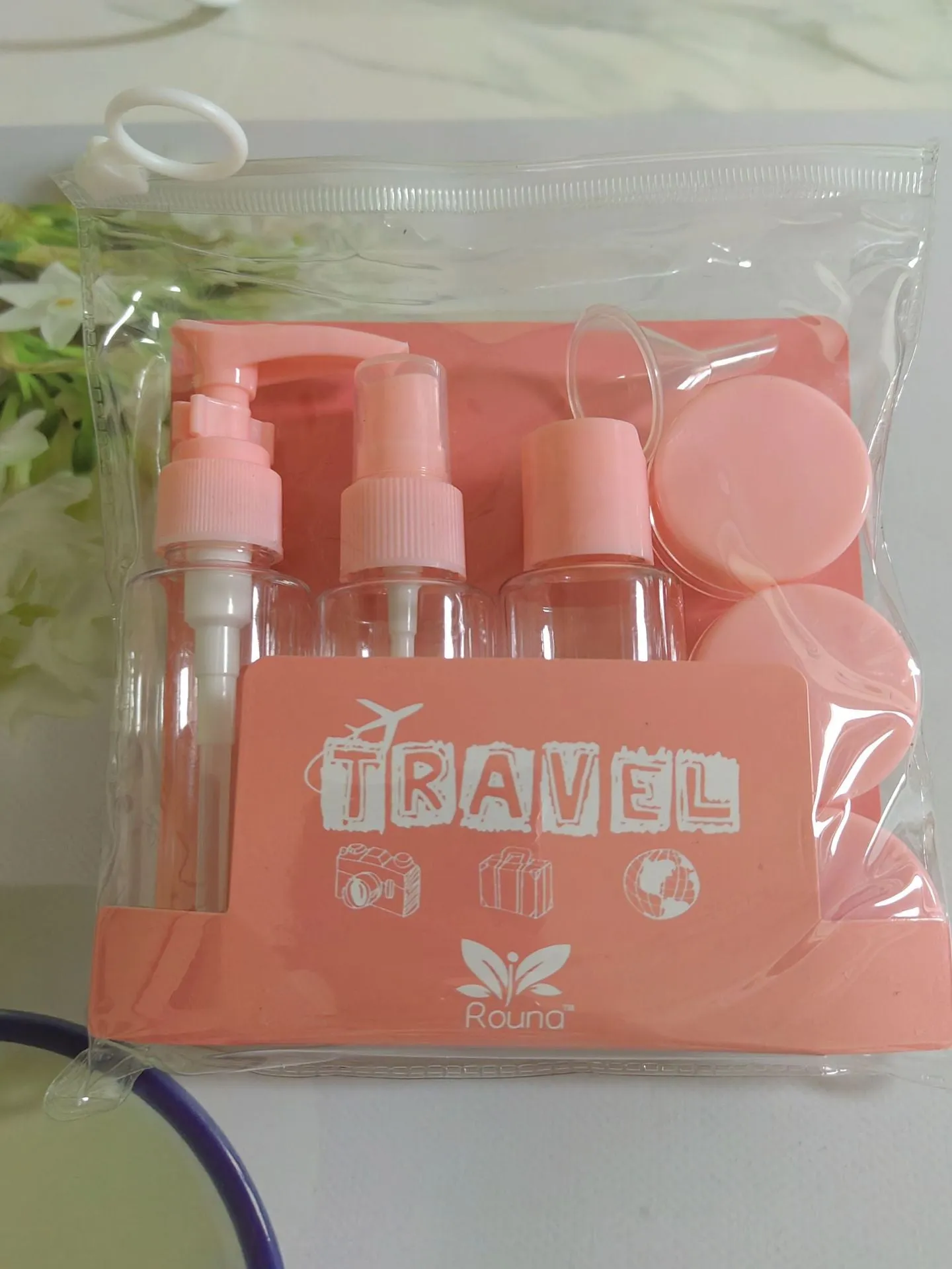 Compact PVC Spray Bottle Set
