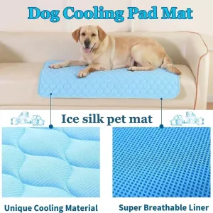 Dog Cooling Summer Pad Mat, Self- cooling dog mat, Dog cooling mat for hot weather