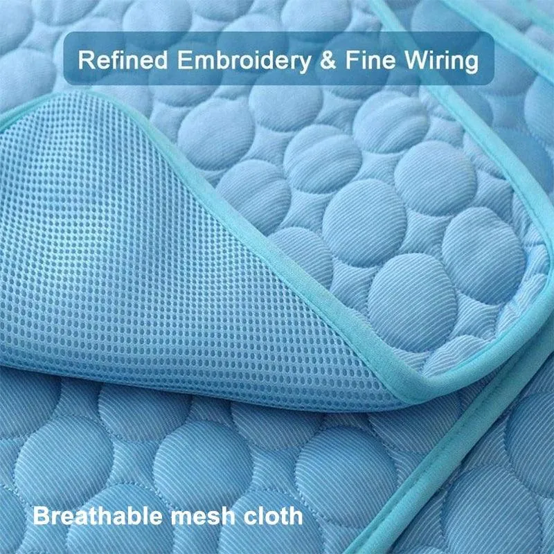 Dog Cooling Summer Pad Mat, Self- cooling dog mat, Dog cooling mat for hot weather