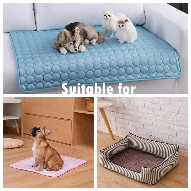 Dog Cooling Summer Pad Mat, Self- cooling dog mat, Dog cooling mat for hot weather