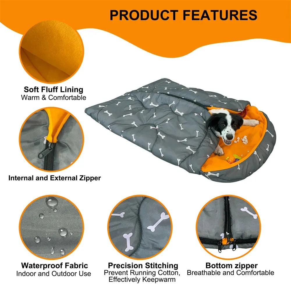 Doggie Sleeping Bag Camping Pet Sleeping Bag Cat and Dog