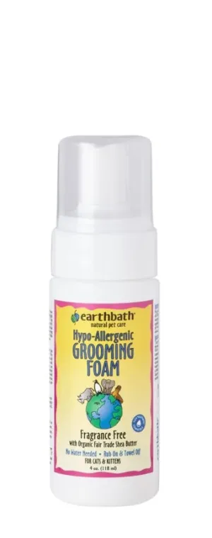Earthbath Hypoallergenic Waterless Grooming Foam for Cats