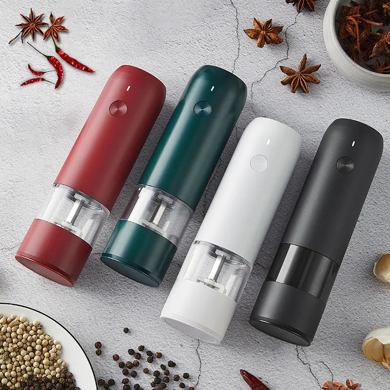 Electric Black Pepper Rechargeable Multifunctional Seasoning multicolored Grinder