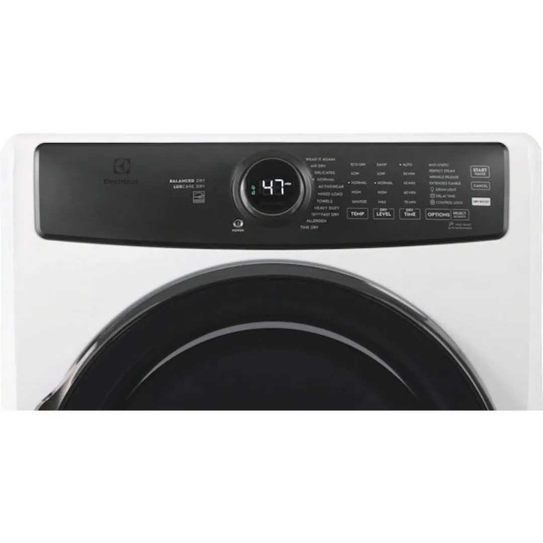 Electrolux - 8 cu. Ft Vented Gas Dryer in White - ELFG7738AW
