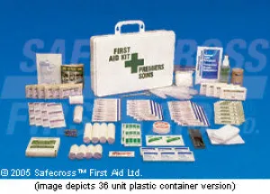 First Aid Kit - Safecross First Aid Kit, Section 9 Deluxe, #24, Nylon Soft Pack, Bulk, 50444B