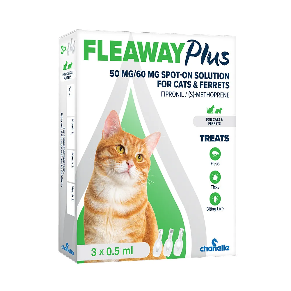 Fleaway Plus Spot-On For Cats and Ferrets