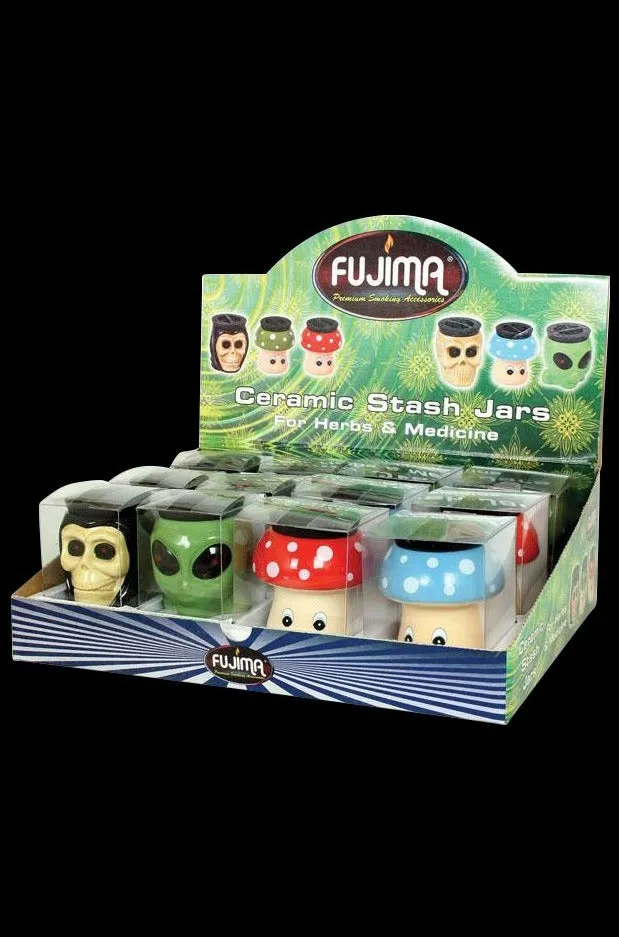 Fujima Ceramic Stash Jar - 12 Pack