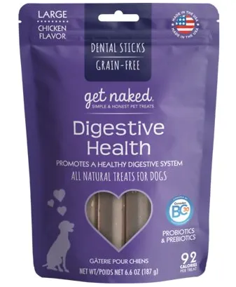 Get Naked Digestive Health Dental Chew Sticks