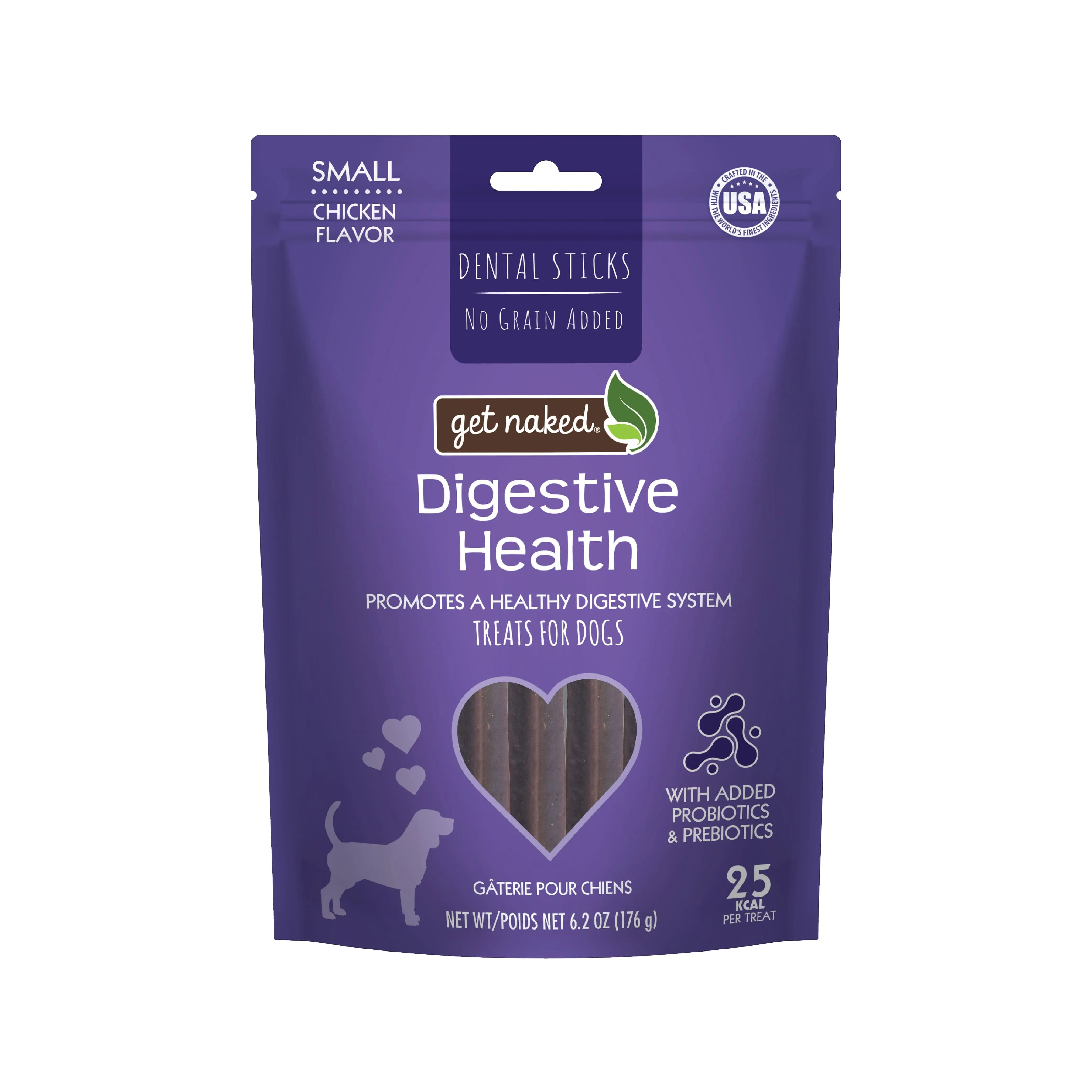 Get Naked® Digestive Health Dental Dog Chew Sticks
