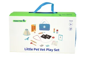 Little Pet Vet Play Set 16pc