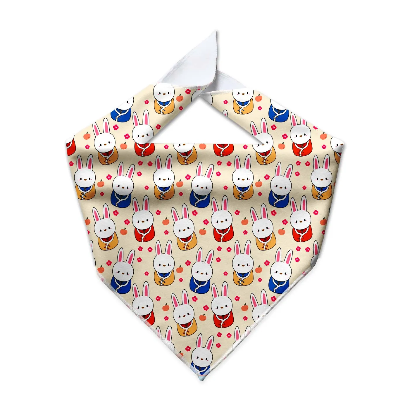 Lunar Bunnies Cooling Dog Bandana