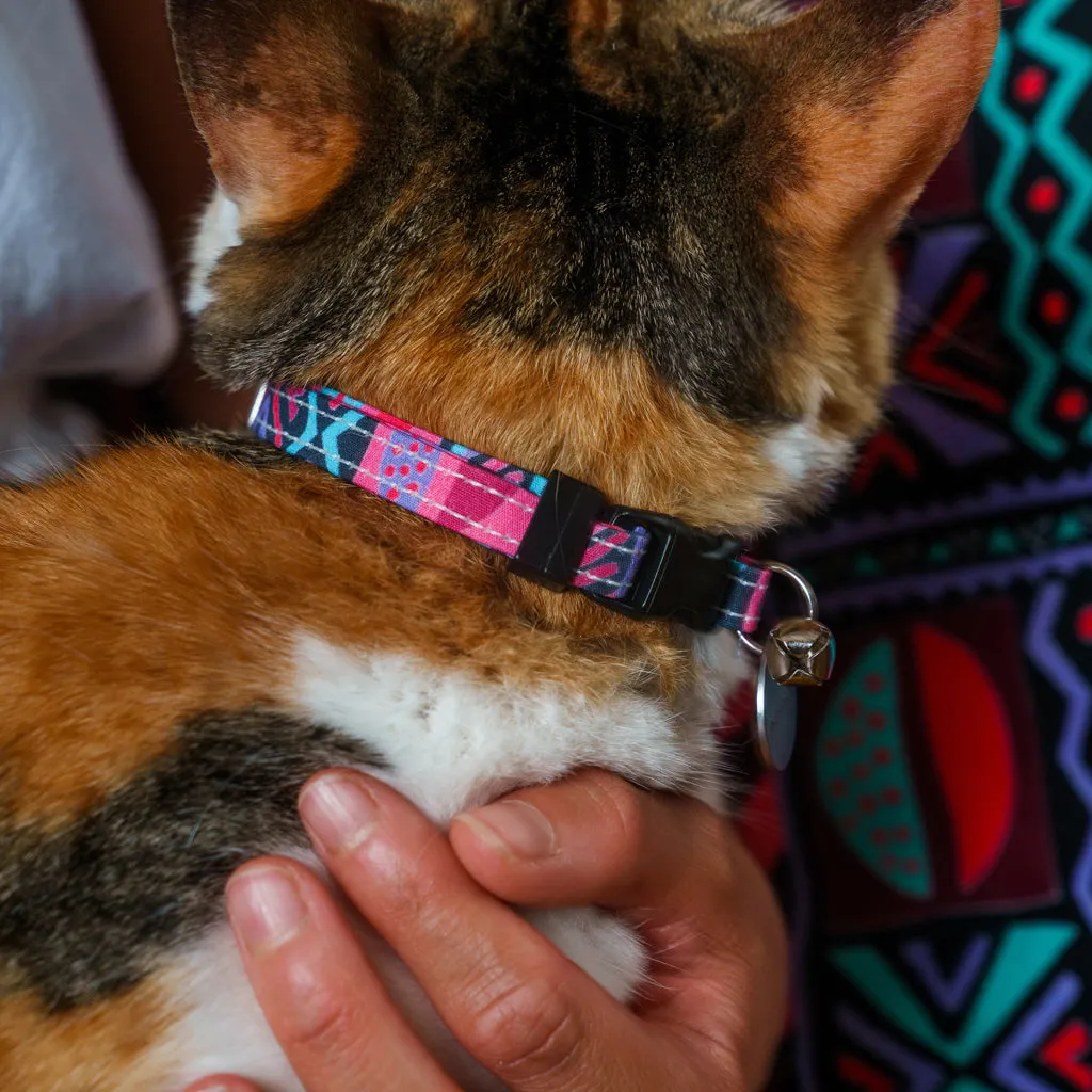 Mud Cloth Breakaway Cat Collar