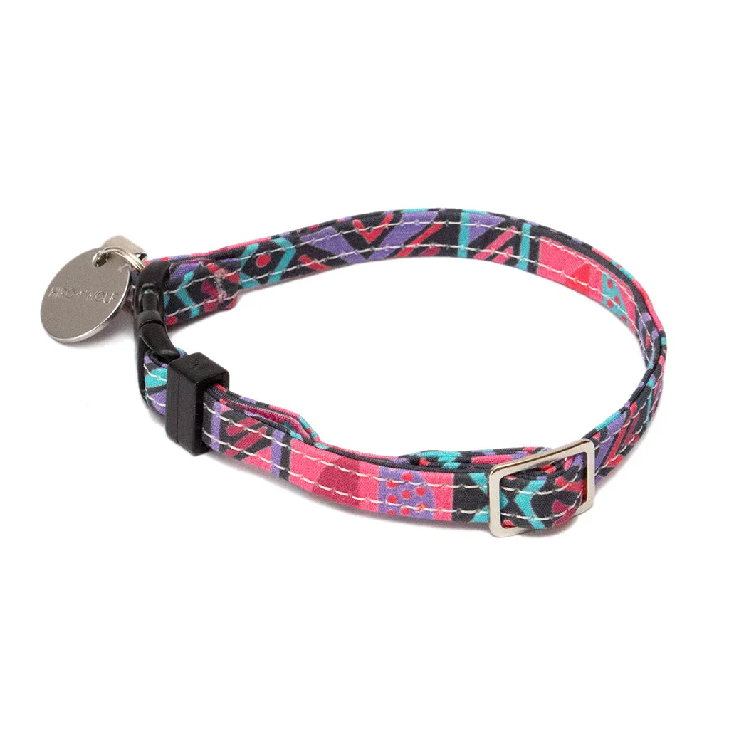 Mud Cloth Breakaway Cat Collar