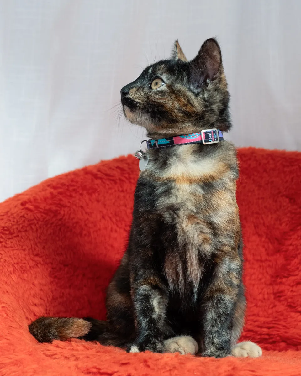 Mud Cloth Breakaway Cat Collar