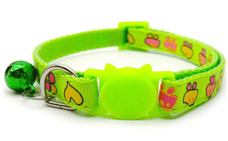 Mushroom Breakaway Safety Cat Collar