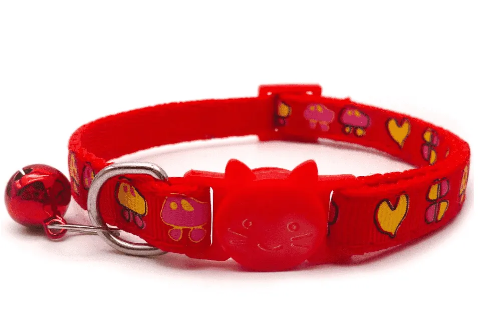 Mushroom Breakaway Safety Cat Collar