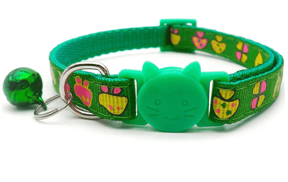 Mushroom Breakaway Safety Cat Collar
