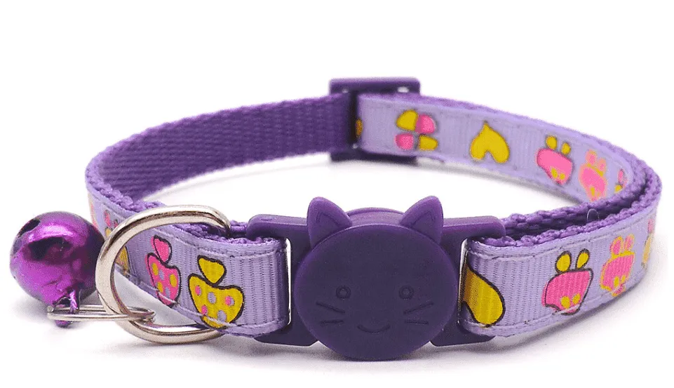 Mushroom Breakaway Safety Cat Collar