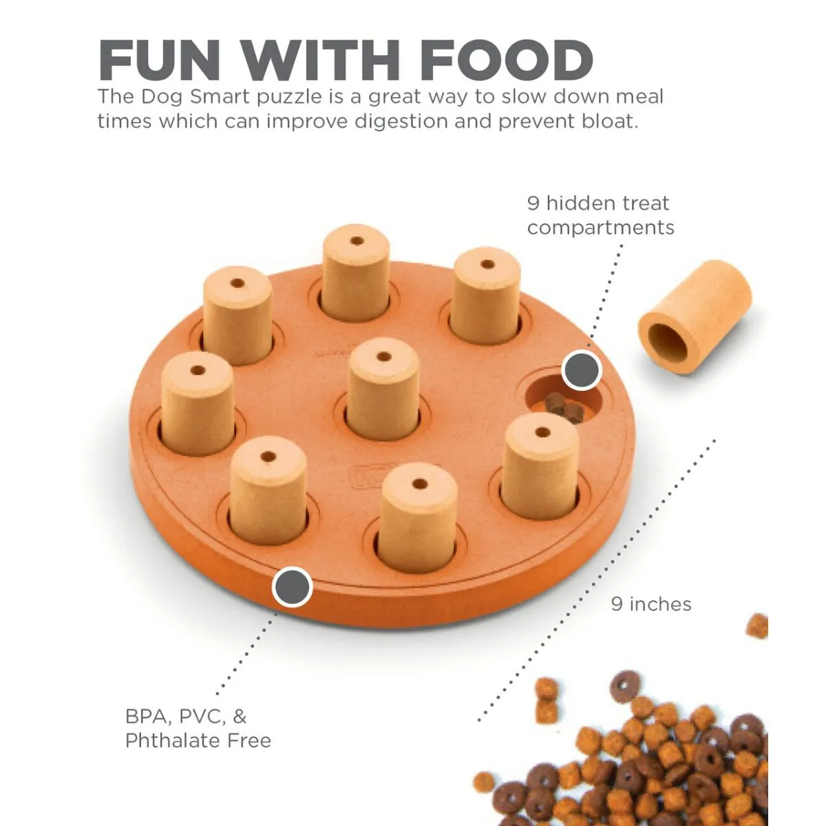 Nina Ottosson by Outward Hound | Dog Smart Composite Puzzle Toy | Level 2 Interactive Dog Game
