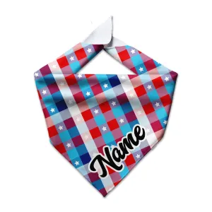 Pawtriotic Plaid Cooling Bandana