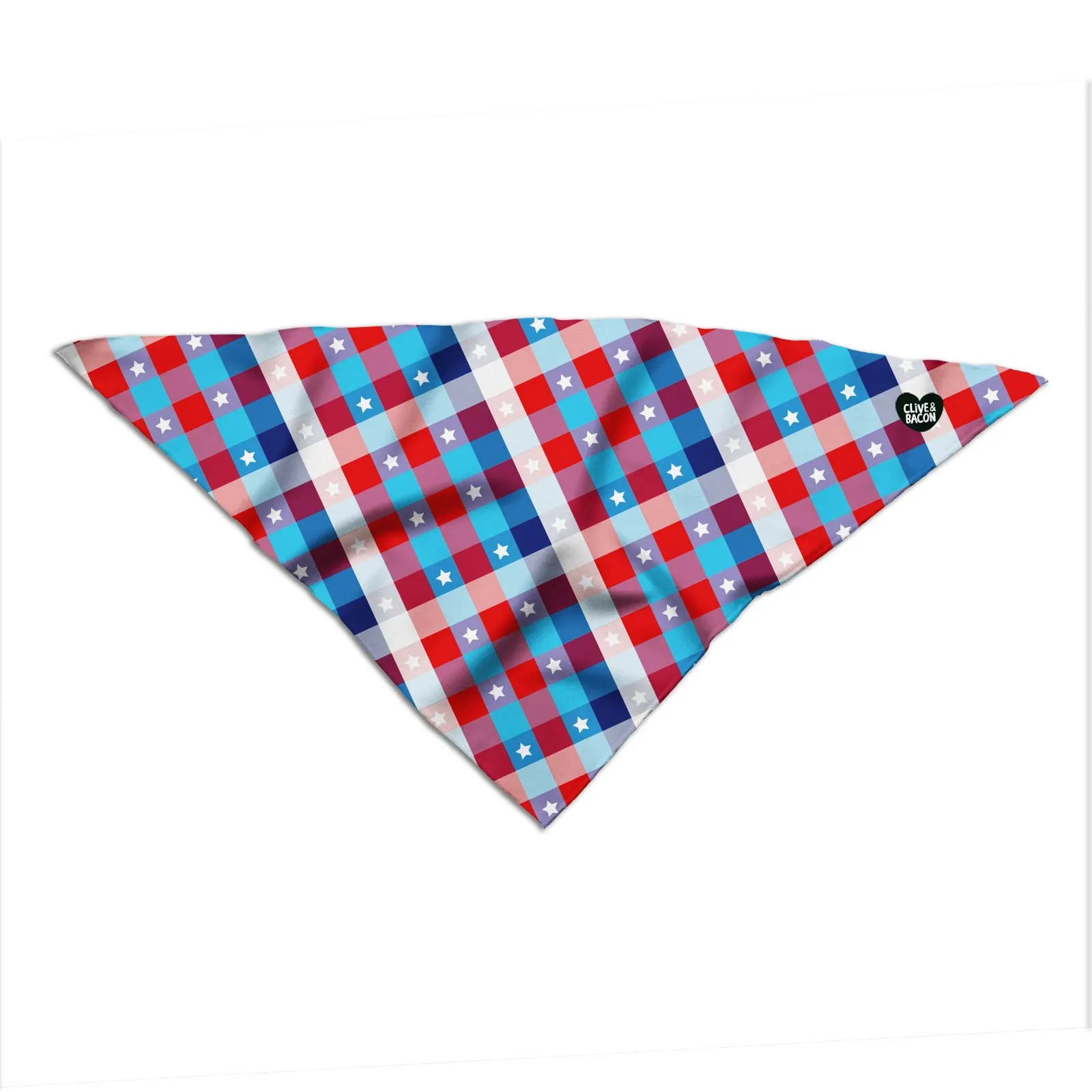Pawtriotic Plaid Cooling Bandana