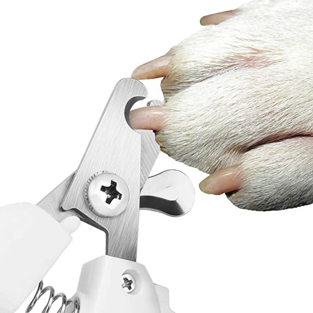 Professional Pet Cat Dog Nail Clipper Cutter Stainless Steel Grooming Clippers Grinders Cats Dog Claw Nail Scissors with Lock