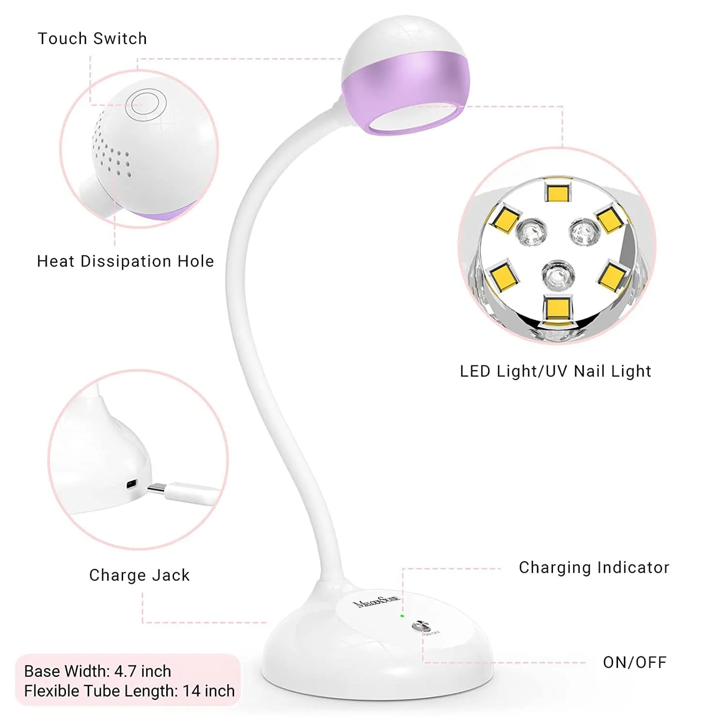 S-Pro09M 2 in 1 UV/LED Nail Art Lamp