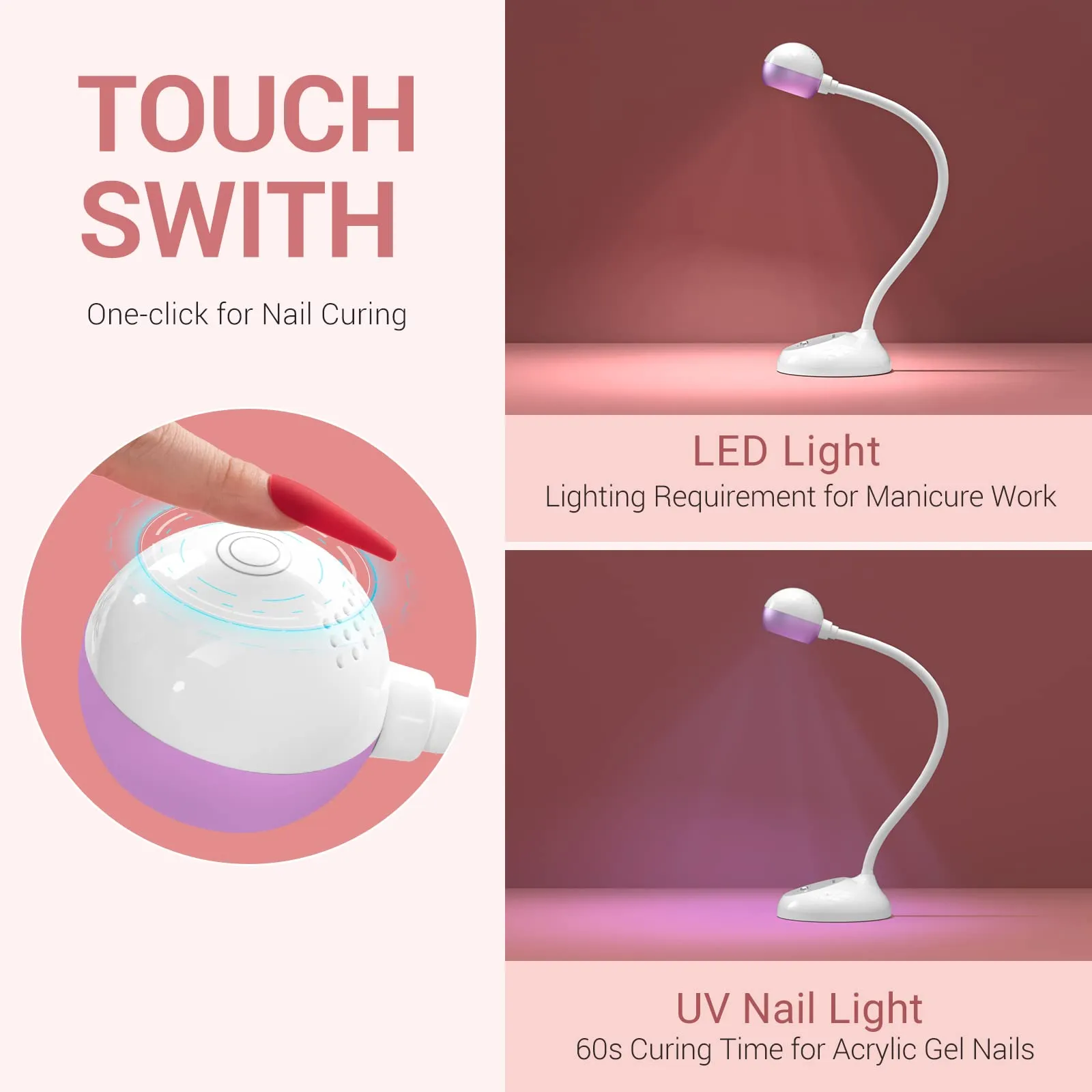 S-Pro09M 2 in 1 UV/LED Nail Art Lamp