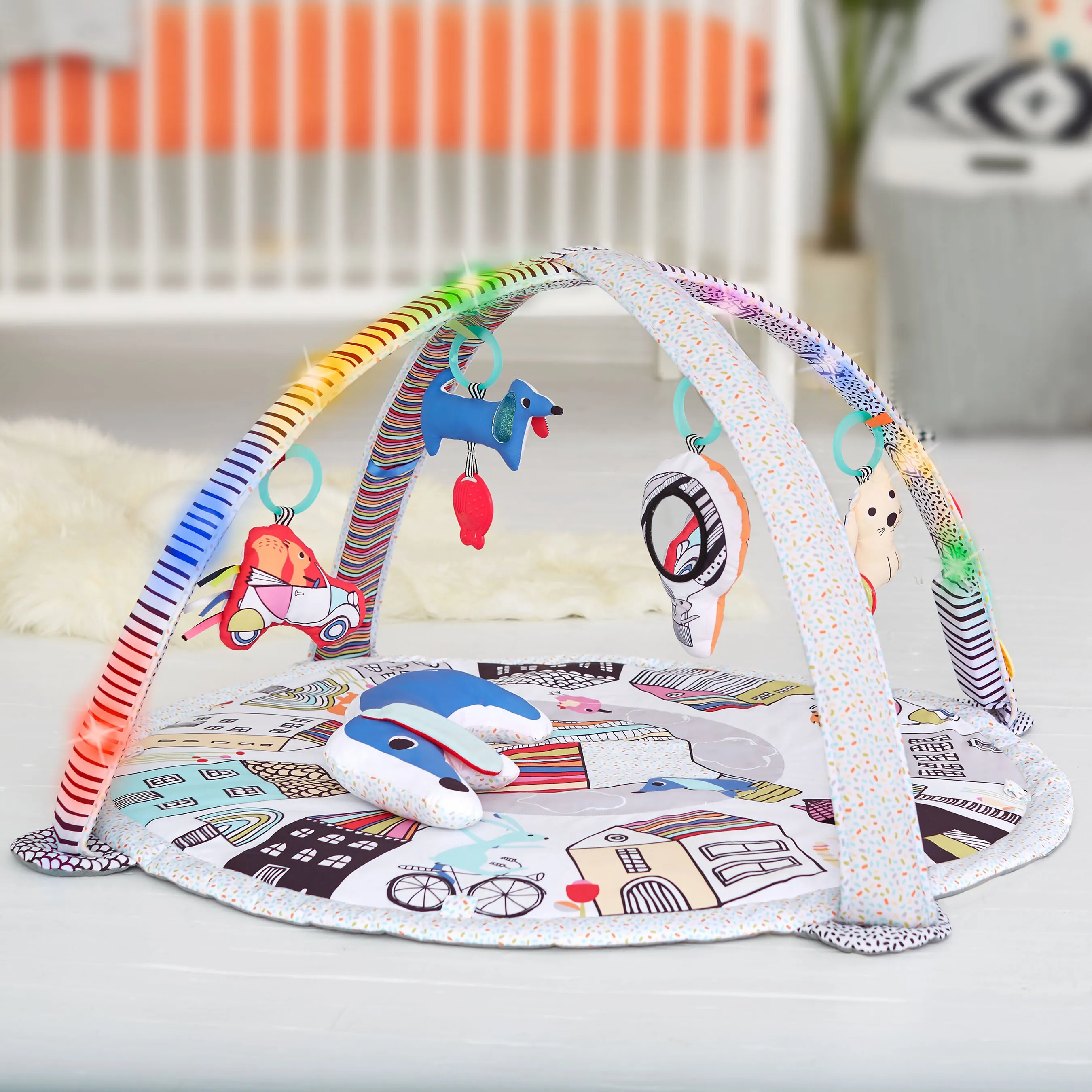 Skip Hop Vibrant Village Smart Lights Activity Gym